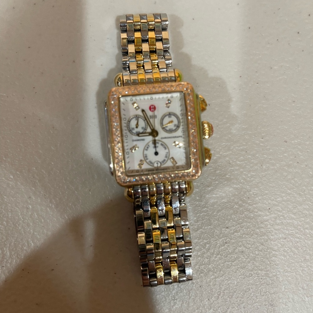 MICHELE DECO XL DIAMOND WATCH - Picture 2 of 13